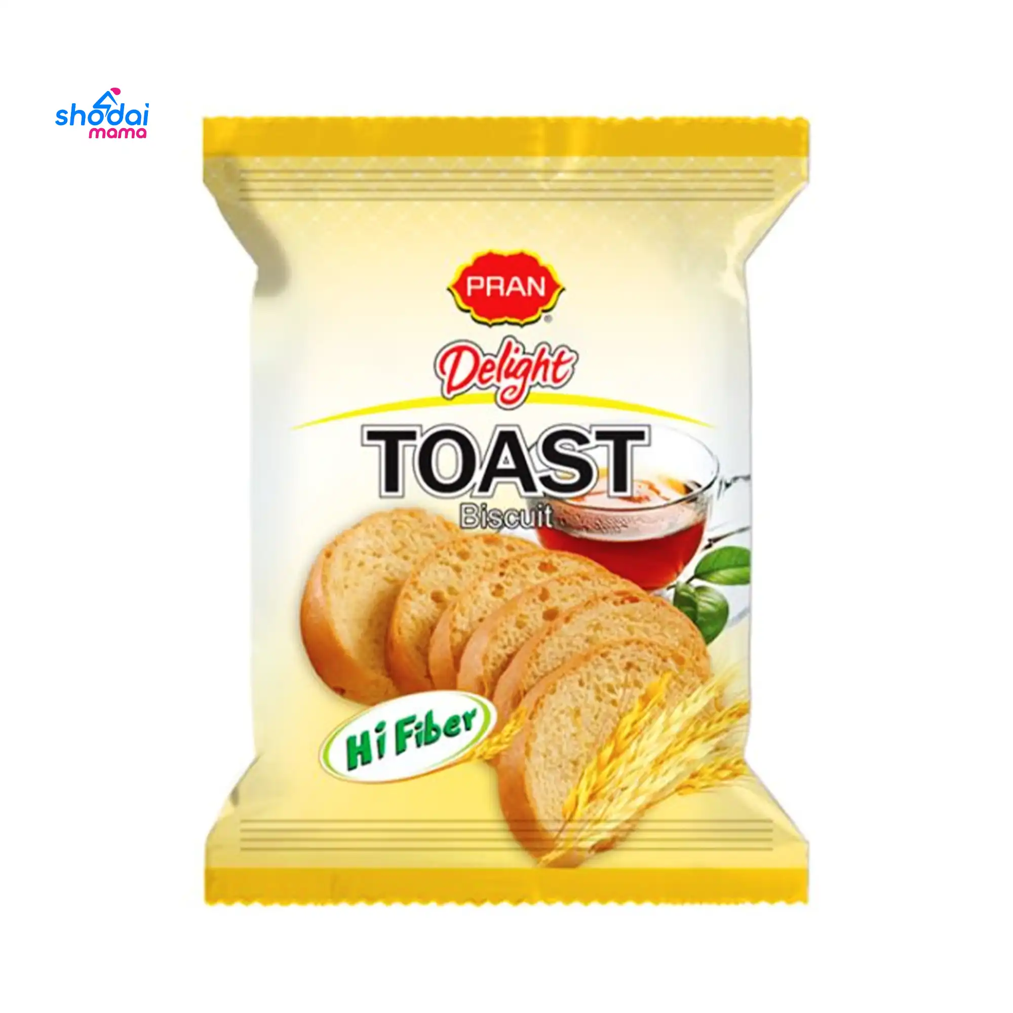 Pran Delight Toast Hi Fiber 250gm